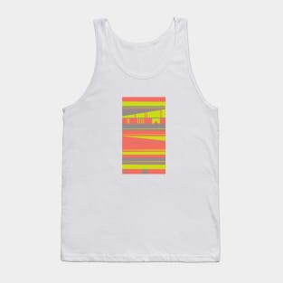 Neon Colour pattern Tank Top